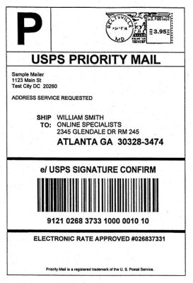 will the post office print a shipping label from my phone